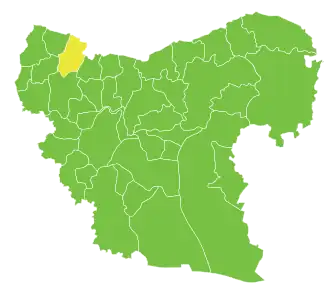 The administrative center of Sharran Subdistrict shown above is the city of Sharran.
