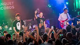 Shed Seven performing in Kingston upon Thames, 2024.