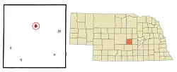 Location of Loup City, Nebraska