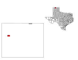 Location of Stratford, Texas
