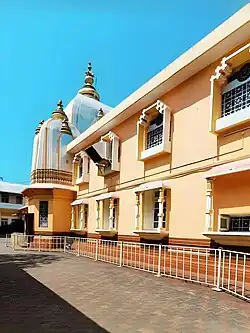 Side view of temple