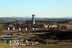 View of Isola d'Arbia