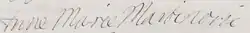 Anne Marie Martinozzi's signature