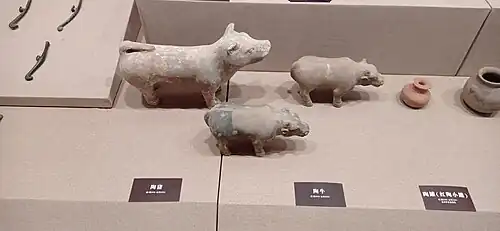 Clay animals (Han dynasty)