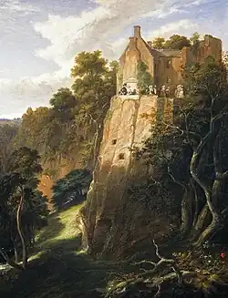 The Visit of Queen Victoria and Prince Albert to Hawthornden by William Allan