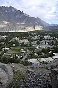 Skardu town seen from the Skardu Fort