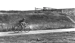 The only remaining sign of activity of the mine