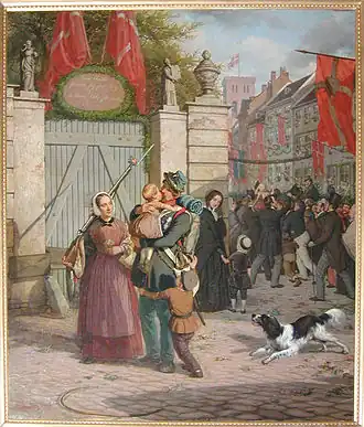 Soldier returning from the First Schleswig War