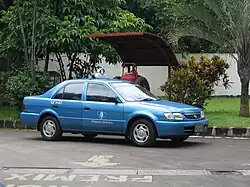 Toyota Soluna (AL50), old Pusaka Sentra livery