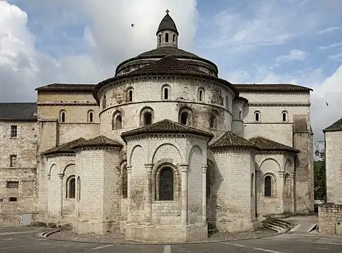 Apse of Abbaye Saint-Marie in Souillac, with radiating chapels