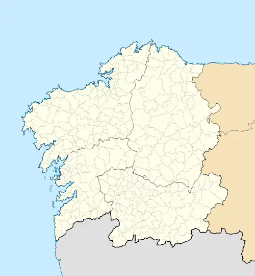Begonte is located in Galicia