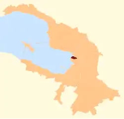 Ostrov Dekabristov Municipal Okrug on the 2006 map of St. Petersburg