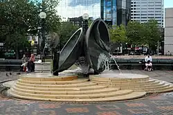 Spirit of Enterprise fountain (removed in 2009)