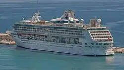 Marella Discovery as Splendour of the Seas in Split, Croatia on 27 April 2012, after structural modifications