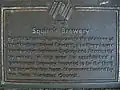 Photo of a plaque at Kissing Point commemorating James Squire and the location of his Brewery.