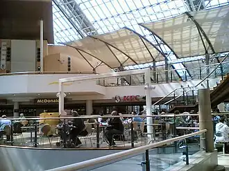 View from upper level