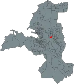 Map of St. Johnston in Saint John