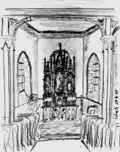 Saint Wendelin’s Chapel, pencil sketch (1999)