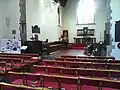 Interior, facing the chancel in 2018