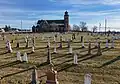 Church cemetery