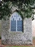 Fake vestry window