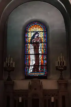 Stained glass - the Virgin Mary