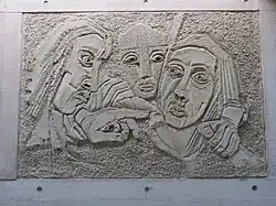 Stations of the Cross, William Mitchell – Jesus is betrayed and arrested