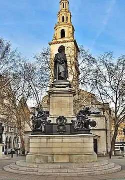 A statue of William Gladstone in bronze