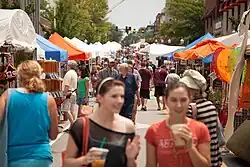 Steppin Out Festival in Downtown Blacksburg, Virginia 2012