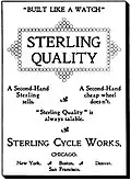 Sterling Cycle Works – Chicago 1897
