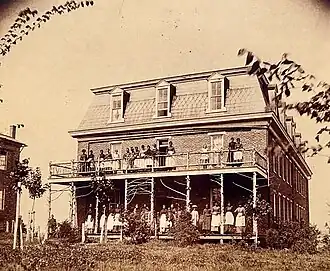 Storer College, photographed sometime between 1870-1890