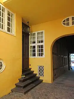 Door in the southwestern side wing