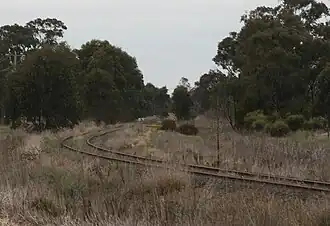 Cobram line headed east, 2007