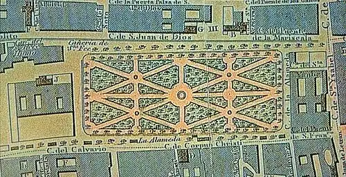 Plan of the Alameda, ca. 18th century