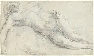 Chalk study, c. 1599–1604, Rijksmuseum