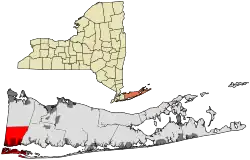 Location in Suffolk County