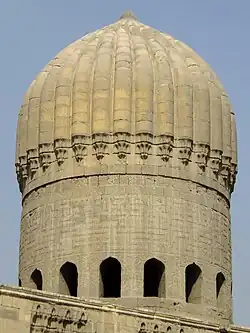 Bulbous dome at the Sultaniyya Mausoleum (circa 1350s)