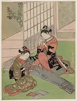 From the third state, bearing Harunobu's seal: 春信