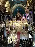 Interior view of the Bulgarian St. Stephen Church