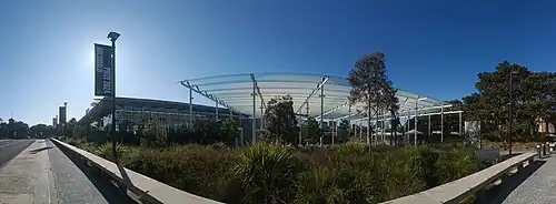 View looking east towards the Art Gallery of New South Wales. 2024