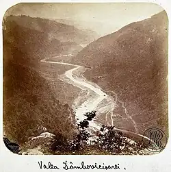 Dâmbovicioara Valley, photograph from the 1860s–1870s by Carol Szathmari