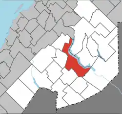 Location within Témiscouata RCM