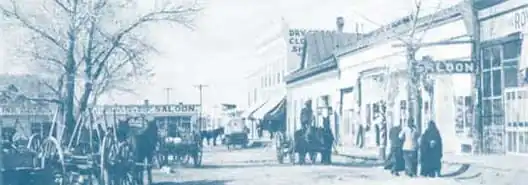 Taos Plaza, about 1907