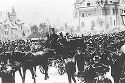 Theodor Herzl's funeral in Vienna