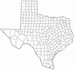 Location of Progreso, Texas