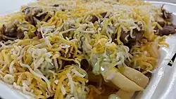 Carne asada fries at Tacos El Gordo, Chula Vista, California