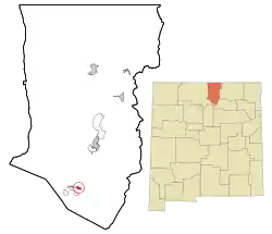 Location of Vadito, New Mexico