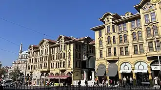 Tayyare Apartments in Laleli, Istanbul, designed by Mimar Kemaleddin Bey (1919–1922).