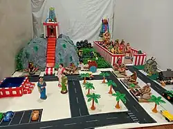 Temple and village in Golu, Melbourne, Australia