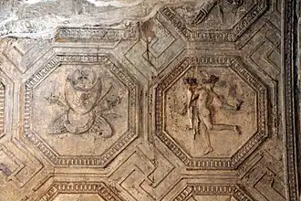 ceiling stucco, men's apodyterium